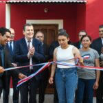 Zamora inauguró obras en la escuela de Colonia Jaime, pavimento en Beltrán, Forres y Colonia El Simbolar