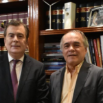 El gobernador Zamora recibió la visita de Marcelo Fernández, presidente de la CGERA