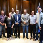 El gobernador Zamora recibió a miembros de la Cooperativa Eléctrica del departamento Rivadavia