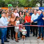 La intendente Fuentes junto a vecinos dejaron inaugurada la plaza Peruchillo en el barrio Juan Felipe Ibarra