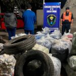 Una pareja fue sorprendida con 716 kilos de hojas de coca en Suncho Corral