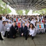 El gobernador Gerardo Zamora inauguró en Pozo Hondo la refacción de la Escuela N°1085 y entregó viviendas sociales