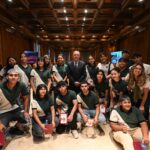 El jefe de Gabinete recibió en Casa de Gobierno a alumnos de Las Termas de Río Hondo