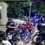 Operativo contra las picadas: más de 70 multas, 51 motos retenidas, 4 aprehendidos y droga secuestrada