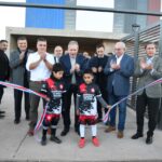 El Goberndor Elías Suárez inauguró un polideportivo y otras obras en Pozo Hondo