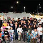 Fuentes y Benavente habilitaron el skatepark y la cancha de hockey sobre patines en la Costanera Sur
